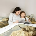 thumbnail image 5 of Castle Fairy Farm Animal Cow Full Size Comforter Sets 3-Piece for Kids Teens Adults,Farmhouse Highland Cattle Bedding Comforter Set,Rustic Vintage Cabin Windmill Lightweight Bedding Sets, 5 of 8