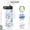 thumbnail image 4 of Fotbe Rose Flowers Pattern 18oz Sports Insulated Kettle Stainless Steel Sports Insulated Kettle For Running Hiking Cycling Climbing Man'S Woman'S Water Bottle, 4 of 8