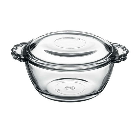 Yuanmiaoke 1pc Household Glass Heat Resistant Steamed Egg Bowl with Cover for Home Kitchen (275ml)