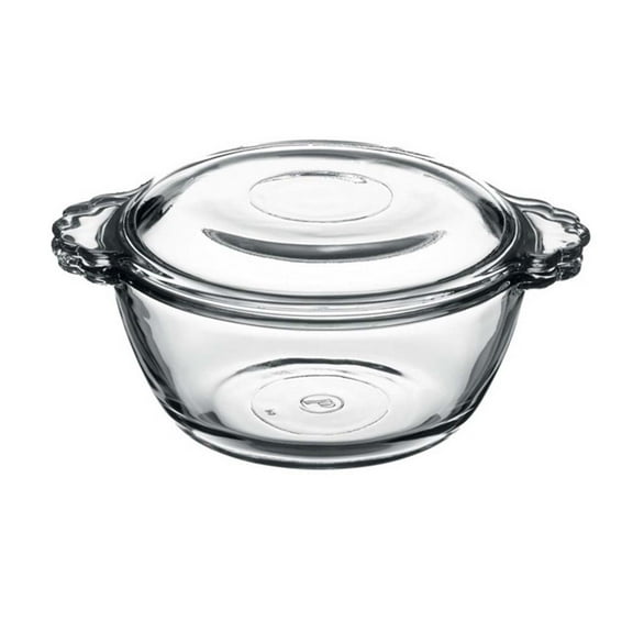 QUMONIN 1pc Household Glass Heat Resistant Steamed Egg Bowl with Cover for Home Kitchen (275ml)