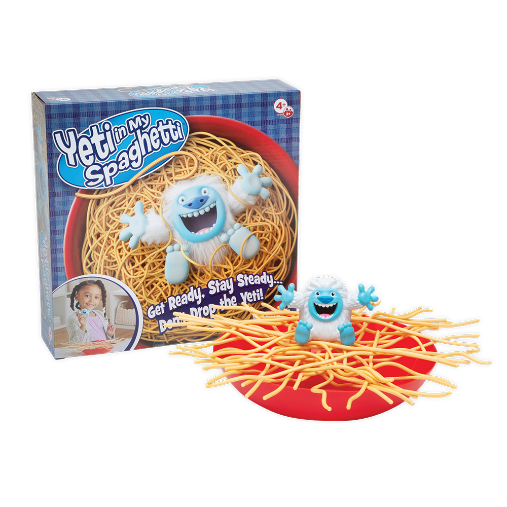 Yeti in My Spaghetti Board Game  Kids Games, Family Game, Multi-Player, Board Games for Family Night, Preschool Toys, Hand-Eye-Coordination Game, Dont Drop Yeti, Ages 4+