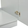 thumbnail image 4 of Ariel Hamlet 31 In. Oval Sink Vanity With White Quartz Countertop In Grey, 4 of 10