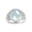 Aquamarine, variant on Men's Rings 14K White Gold Nugget Ring with Cabochon Gemstone & Diamonds Emerald Rings For Men Size 8