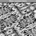 thumbnail image 5 of Geometric Dog Crate Cover, Lace Style Inspired Illustration from Crocheted Doily Inspired Pattern, Easy to Use Pet Kennel Cover for Dogs, 35" x 23" x 27", Charcoal Grey White, by Ambesonne, 5 of 6