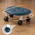 thumbnail image 1 of Rolling Stool, Low Roller Seating Lightweight Universal Wheels  for Living Room Baby Room Blue, 1 of 7