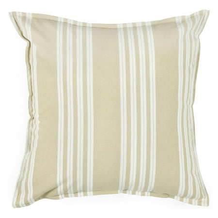 Rizzy Home stripe18" x 18"Cotton decorative filled pillow