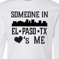 thumbnail image 4 of Inktastic El Paso Texas Someone Loves Me Skyline Long Sleeve Youth T-Shirt, 4 of 5