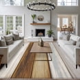 thumbnail image 3 of 5'x8' Area Rugs, Vintage Brown Wood Indoor Outdoor Area Rug for Living Room Bedroom, Farmhouse Wooden Plank Rustic Washable Bathroom Rugs Kitchen Floor Carpet Mats Home Decor Aesthetic, 3 of 8
