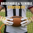 thumbnail image 6 of HANDLANDY Mens Football Gloves, Sticky Wide Receiver Flag Football Gloves for Adult & Youth, 6 of 7