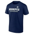 thumbnail image 2 of Men's Navy Winnipeg Jets Spirit T-Shirt, 2 of 3