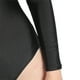 thumbnail image 3 of Conjunto de de para Mujer, Manga Larga, Cuello Alto con Gorro de para ejercicio Acuáticos , Negro, XXL, 3 of 8