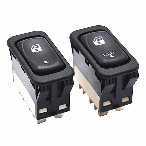 Fit for 01-11 Freightliner Columbia Century Master Window Power Switch LH RH (2 Pcs)
