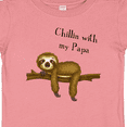 thumbnail image 4 of Inktastic Chillin with Papa Sloth Cute Boys Baby T-Shirt, 4 of 5