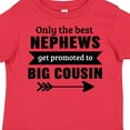 thumbnail image 4 of Inktastic Only the Best Nephews Get Promoted to Big Cousin Boys or Girls Toddler T-Shirt, 4 of 5