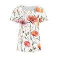 thumbnail image 5 of Women Tank Tops Loose Fit Graphic Womens Blouses And Tops Casual Short Sleeve Tshirts Shirts Funny Graphic T-Shirt Basic Tees Fitted V Neck Tess for Women Golf, 5 of 6
