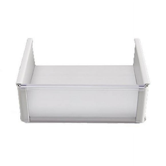 Jifram Extrusions 01000888 Plastic Basket with Transparent Front- White - 8 x 10 in.
