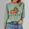thumbnail image 4 of Jacenvly Womens Sweatshirt Long Sleeve Print Crewneck Sweatshirt For Women Casual Fashion Soft Warmth Pullover Sweaters, 4 of 5