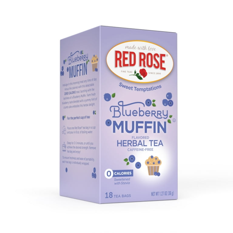 Red Rose Sweet Temptations Dessert Tea Variety Pack, Zero Sugar