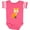 Football Pink and White, variant on Inktastic Cute Woodland Animal Fox Boys or Girls Baby Bodysuit