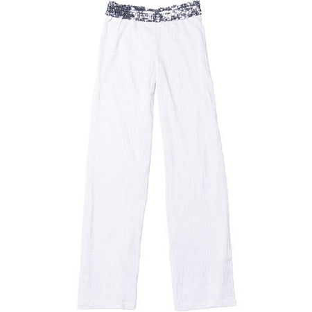 Metro7 - Women's Sequined Waist Gauze Pant