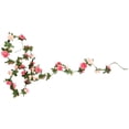 thumbnail image 2 of Duety 8.2 Pies Artificial Flowers Rosa Vid, Rosa Falsa Flores Plantas Hogar Hotel Oficina Boda Fiesta Jardín Decoración Arte Rosa, 2 of 9