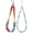Rainbow Multicolor and Silver Star, variant on Phone Charm Beaded Strap Cute Cell Phone Wrist Straps String Accessories Hand Aesthetic Lanyard Wristlet Chain for iPhone 17 Pro Camera Case AirPods Bags Keychains Women Girls Rose Gold Pearl