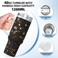 thumbnail image 3 of KLL Happy Skeletons Dancing Print 40oz Stainless Steel Insulated Car Cup Coffee Mug with Spillproof Lid - Keep Your Drink Hot or Cold on the Go, 3 of 8