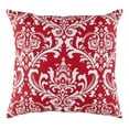 thumbnail image 6 of TreeWool (Pack of 2) Damask Accent Decorative Cotton Throw Pillow Covers (16 x 16 Inches, Red), 6 of 6