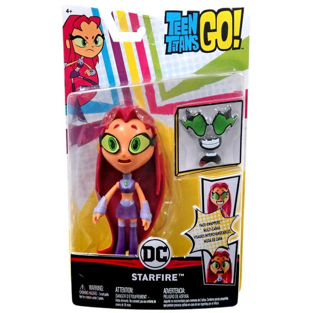 Teen Titans Face-Swappers Starfire Action Figure - Walmart.com - Walmart.com