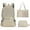 Beige, variant on BadPiggies Foldable Backpack Waterproof Portable Outdoor Handbag Travel Hiking Daypack (Beige)