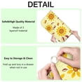 thumbnail image 4 of Sunflower and Butterfly Design Coffee Mat, Microfiber Spill Pad – Durable, Lightweight Dish Drying Mat with Foldable Design for Kitchen Counters, 4 of 5