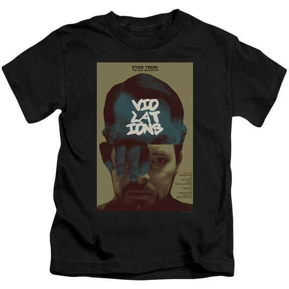 Star Trek Tng Season 5 Episode 12 Youth 18/1 T-Shirt Black