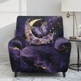 thumbnail image 2 of FOR U DESIGNS Buttefly Rose Moon Marble Print Recliner Chair Covers with Armrest, Anti-Slip Recliner Sofa Slipcover Washable Lazy Boy Recliner Covers, Prevent Wear and Pet Hair, 2 of 8