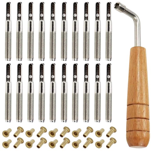 BESTYASH 1Jgo Piezas De Repuesto Para Lira De Madera Y Metal Para Afinación Profesional
