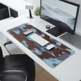 thumbnail image 2 of Blue and Black Camouflage&nbsp;mousepad Gamingwaterproofwashable&nbsp;for Office Home Work GamingmousematRubber Base Mousepad with Stitched Edges 31.5x11.8inches, 2 of 7