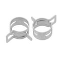 thumbnail image 5 of Uxcell 18mm Silver Tone Steel Band Spring Clamp for Fuel Line Silicone Hose 10 Pack, 5 of 5