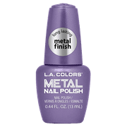 L.A. COLORS Metal Nail Polish, Majestic, 0.44 fl oz