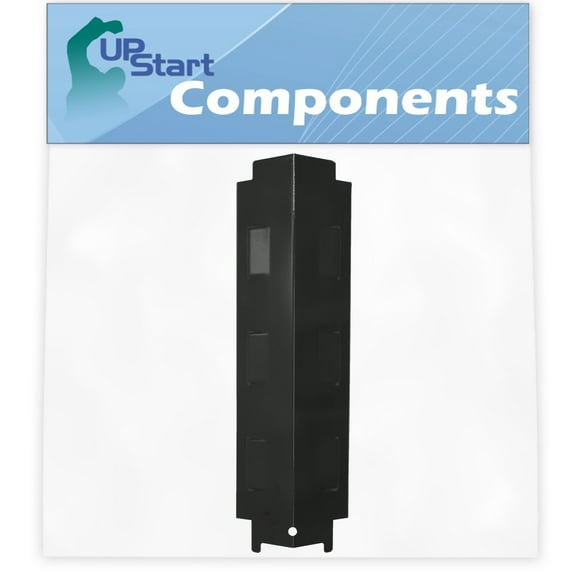 BBQ Grill Heat Shield Plate Tent Replacement Parts for Charbroil 463441513 - Compatible Barbeque Porcelain Steel Flame Tamer, Guard, Deflector, Flavorizer Bar, Vaporizer Bar, Burner Cover 14 5/8"