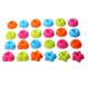 thumbnail image 1 of 24PCS / 6 SHAPES SET - De De La De Del Buñuelo Del Silicón, Del Buñuelo De La Hornada, 1 of 9