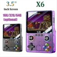thumbnail image 2 of X6 Retro Game Console 3.5inch IPS Screen Handheld Game Player 32G B, 2 of 5