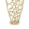 thumbnail image 4 of DecMode 23" Coral Cutout Coral Gold Aluminum Metal Vase, 4 of 8