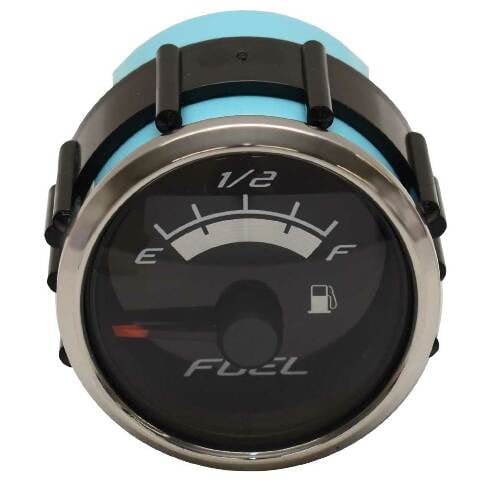 Faria Boat Fuel Level Gauge GP7879A | Platinum 2 Inch Black