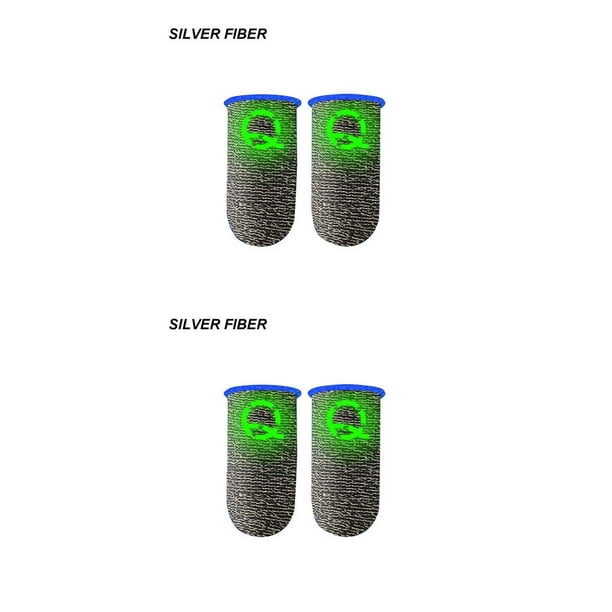 Funda para el dedo Methold 2 uds puntas luminosas transpirables para juegos móviles PUBG
