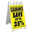 thumbnail image 1 of Clearance Sale Save Up To 35 (24" X 36") Standard A-Frame Signicade, Includes Decal Applied To Stand, 1 of 4