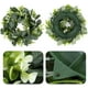thumbnail image 3 of Corona de eucalipto artificial para puerta de entrada, corona de otoño, corona de hojas verdes para ventana, decoración de bodas, porche de casa, patio de granja, decoración de jardín, 3 of 5