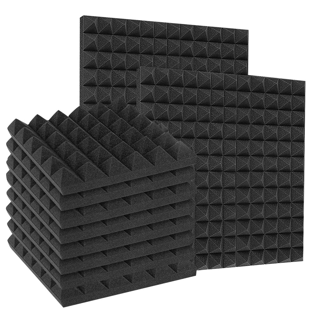 Sound Proof Foam Panels, 12" X 12" X 2" Acoustic Foam Panels, Sound