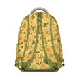 thumbnail image 3 of "Elegant Wildflower & Sunflower Campus Backpack - Lightweight School Bag with Laptop Sleeve, Trendy Floral Design, Breathable Mesh Back Support", 3 of 6
