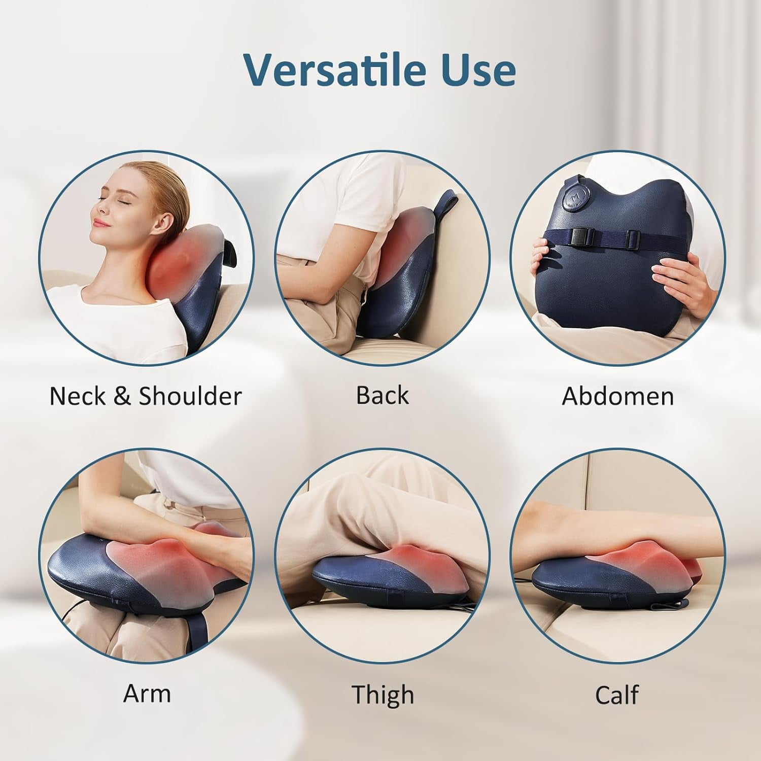 Mountrax Back Massager with Heat, Shiatsu Neck and Back Massager, Gifts for Women Men