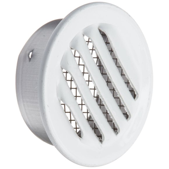 Mini rejilla de ventilación Maurice Franklin RLW-100 de 1" blanca, paquete de 6