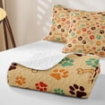 thumbnail image 4 of Erosebridal Kawaii Animal Bed Spread Queen for Boys Girls, Cat Kitten Queen Coverlet Set, 3pcs, 4 of 7